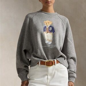 Polo Ralph Lauren Bear oversized fleece crewneck